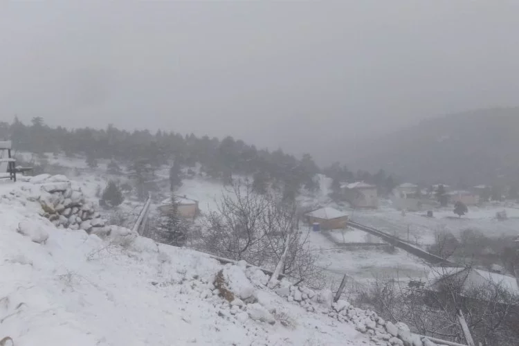 Adana'nın kuzey ilçeleri karla kaplandı
