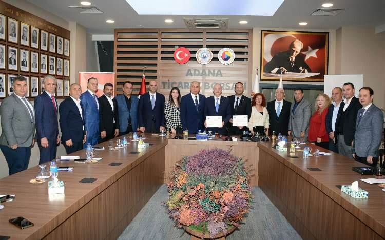 Adana Ticaret Borsası, Tarsus Ticaret Borsası ile Kardeş Ticaret Borsa protokolü imzaladı 2