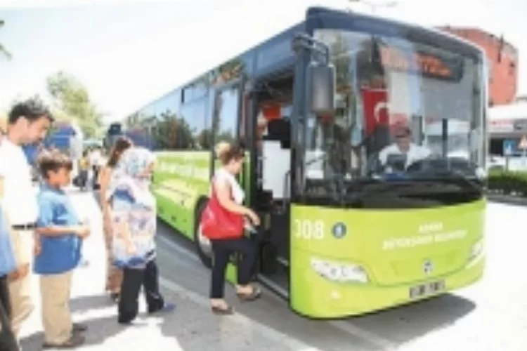 Adana’da 7 Ağustos Pazar günü belediye otobüsleri ücretsiz