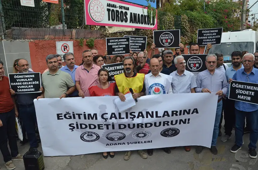 Adana'da eğitimcilerden MEB'e çağrı 3