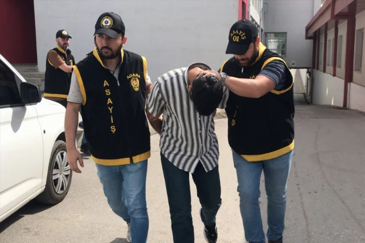 Adana'da el bombası ve tabancayla yakalanan zanlı tutuklandı