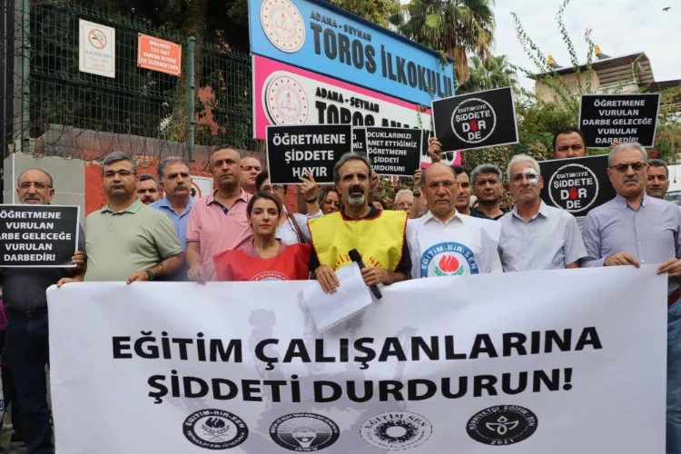 Adana'da iki öğretmenin taksici tarafından darbedildiği iddiası