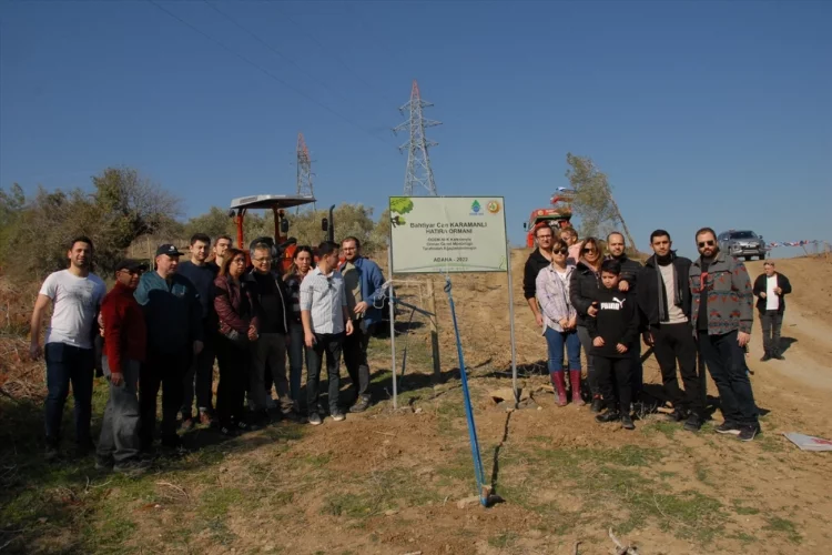 Adana'da trafik kazasında ölen mühendis anısına hatıra ormanı oluşturuldu