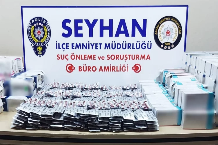 Adana'da uyuşturucu etkili 20 bin 636 hap ele geçirildi