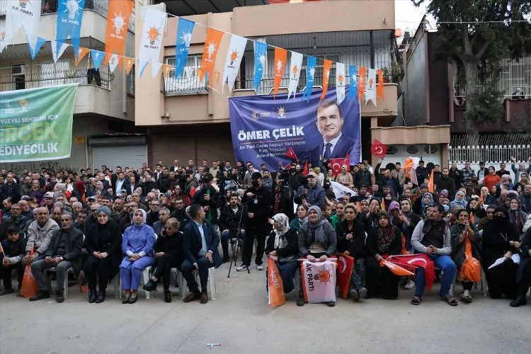 AK Parti Sözcüsü Ömer Çelik, Adana'da konuştu