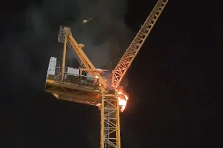 Gülnar'daki Akkuyu Nükleer Güç Santrali'nde kule vincinde çıkan yangınla ilgili soruşturma başlatıldı