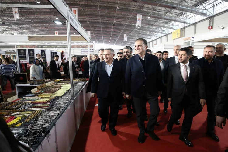 AK Parti Sözcüsü Çelik, Adana'da "Tesbih ve Doğal Taşlar Fuarı"nı ziyaret etti