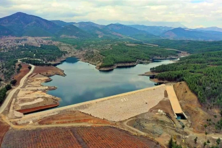 Aladağ Kasımlı Göleti Sulama Projesi inşaatında sona yaklaşıldı