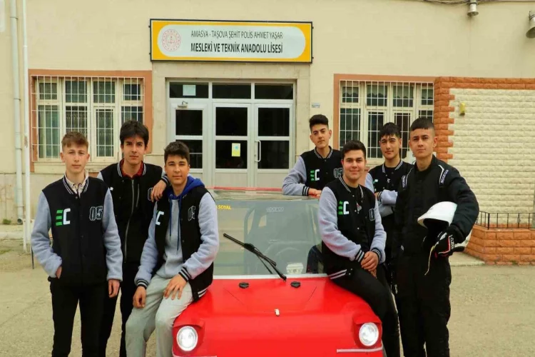 Amasya’da liselilerin yaptığı elektrikli araç TEKNOFEST’te yarışacak