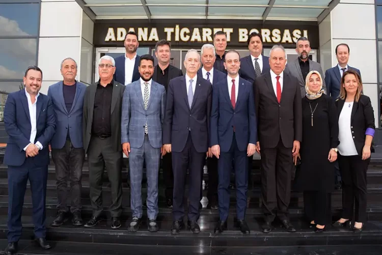 AK Parti Adana İl Yönetiminden ATB Yönetimine iadei ziyaret
