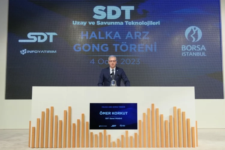 Borsa İstanbul’da gong SDT Uzay ve Savunma Teknolojileri için çaldı