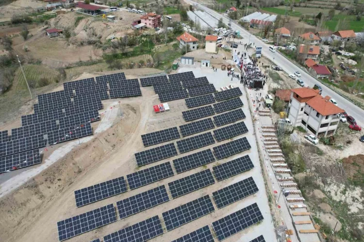 Çameli Belediyesi’nin ilk güneş enerji santrali hizmete açıldı