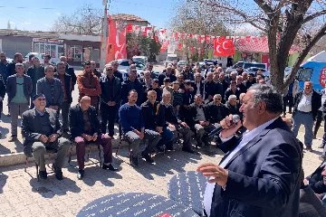 CHP'li Gürer, kiledere kasabasında tarım ve ekonomi sorunlarını anlattı