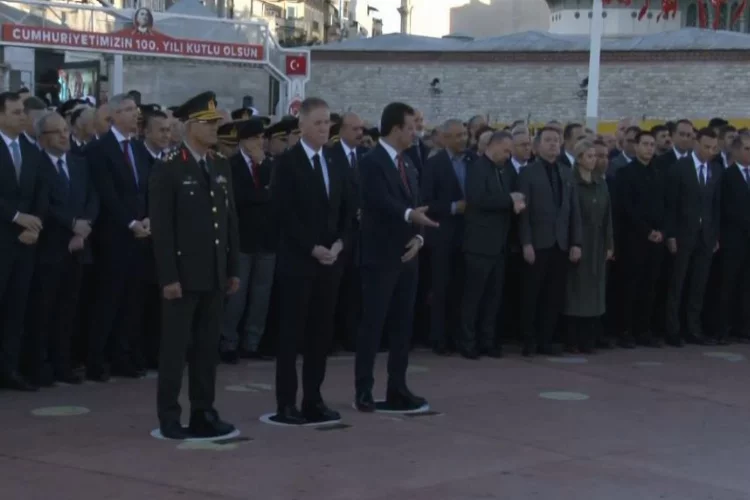 CHP 10 Kasım Taksim’deki törene çelenk getirmeyi unuttu