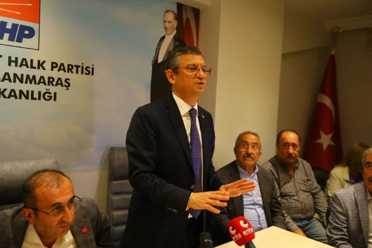 CHP Genel Başkan adayı Özgür Özel, Kahramanmaraş'ta konuştu: