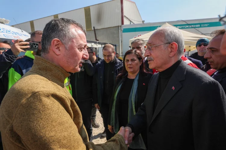 CHP Genel Başkanı Kılıçdaroğlu, Hatay'da çadır kent ziyaretinde konuştu: