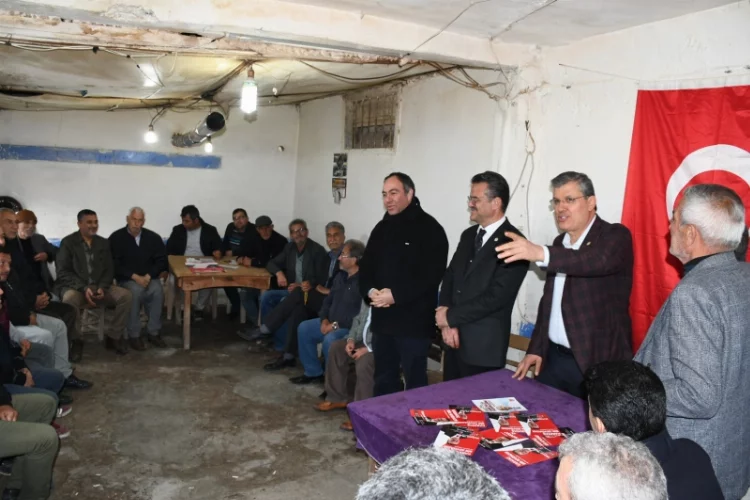CHP'li milletvekilleri  Pozantı ve Karataş'ta 