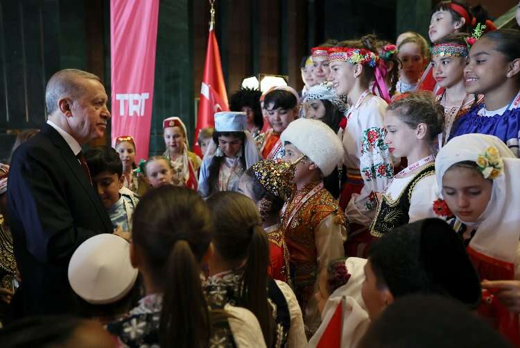 Cumhurbaşkanı Erdoğan, 23 Nisan Çocuk Şenliği'nde 29 ülkeden 500 çocuk buluştu 2