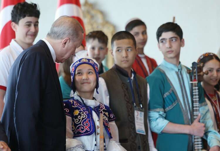 Cumhurbaşkanı Erdoğan, 23 Nisan Çocuk Şenliği'nde 29 ülkeden 500 çocuk buluştu 3