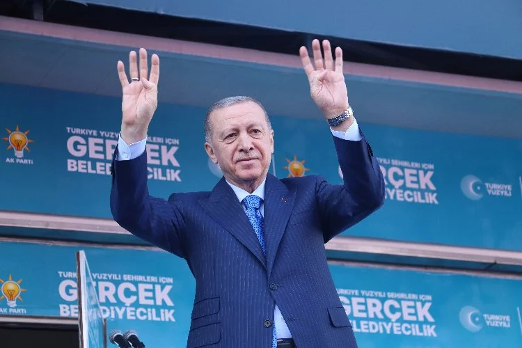 Cumhurbaşkanı Erdoğan Adana’da partisinin düzenlendiği mitingde konuştu