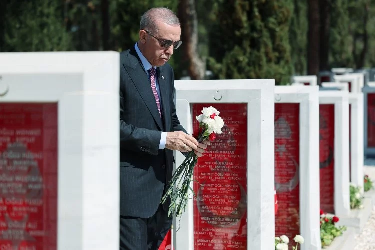Cumhurbaşkanı Erdoğan, Çanakkale Şehitlerini Anma Töreni'ne katıldı