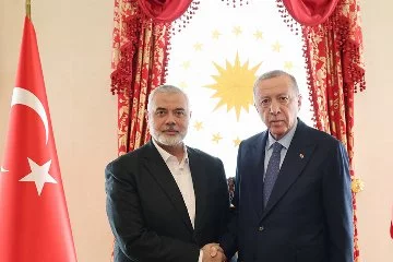 Cumhurbaşkanı Erdoğan, Heniyye ile bir araya geldi