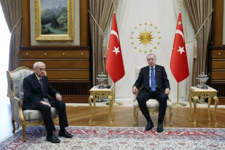 Cumhurbaşkanı Erdoğan, MHP Lideri Bahçeli ile görüştü