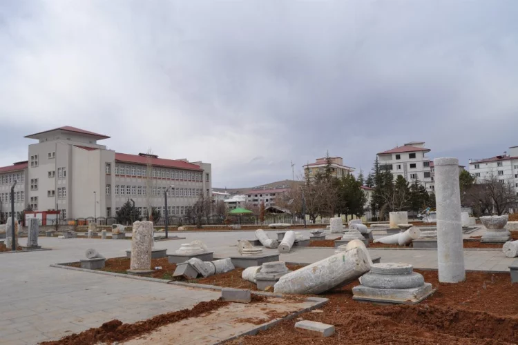 Depremde Afşin'deki Açık Hava Arkeoloji Parkı da zarar gördü