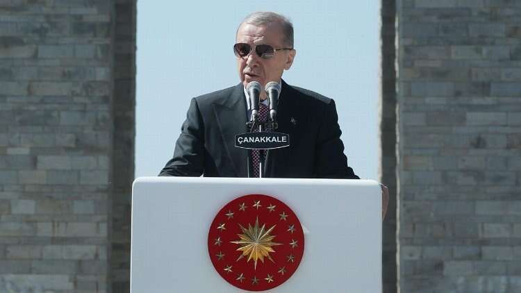 Erdoğan çanakkale'de
