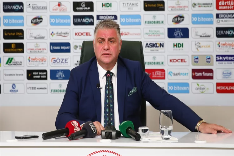 GİRESUN - Giresunspor Kulübü Başkanı Yamak, Süper Lig'deki durumlarını değerlendirdi