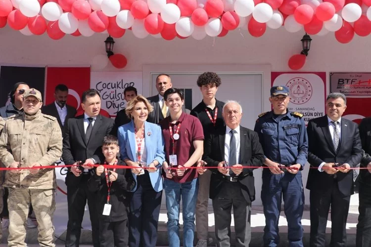Hatay'ın Samandağ ilçesinde çocuklar için yeni bir anaokulu açıldı