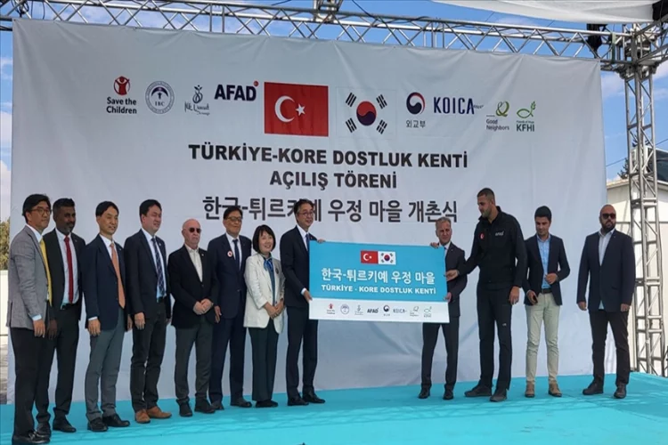 Hatay'da "Kore-Türkiye Dostluk Kenti"nin açılışı yapıldı