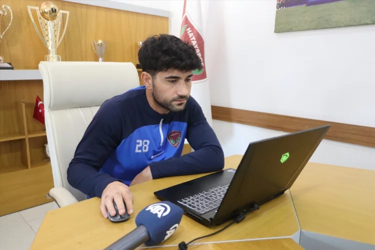 Hataysporlu futbolcu Onur Ergün AA'nın "Yılın Fotoğrafları" oylamasına katıldı