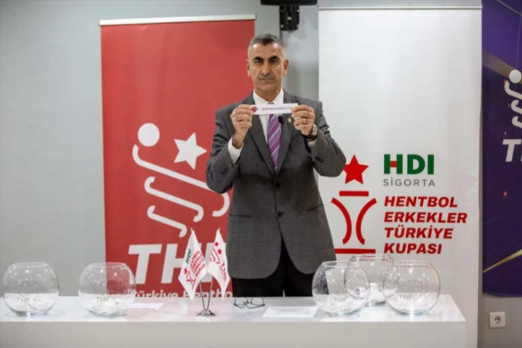 Hentbolda HDI Sigorta Erkekler Türkiye Kupası çeyrek final kuraları çekildi