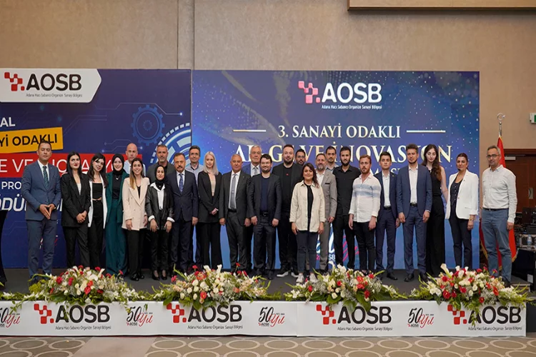 AOSB’de 3.Ulusal Sanayi Odaklı Ar-ge ve İnovasyon proje yarışmasında AOSB’den ödül yağdı
