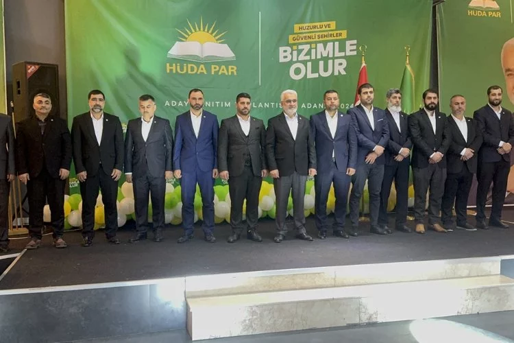 HÜDAPAR Adana'da adaylarını tanıttı