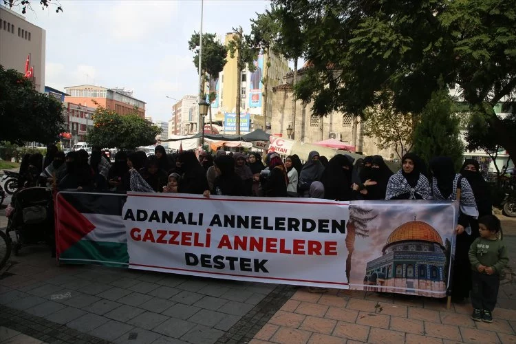 HÜDA PAR Adana'da İsrail'in Gazze'ye saldırılarını protesto etti