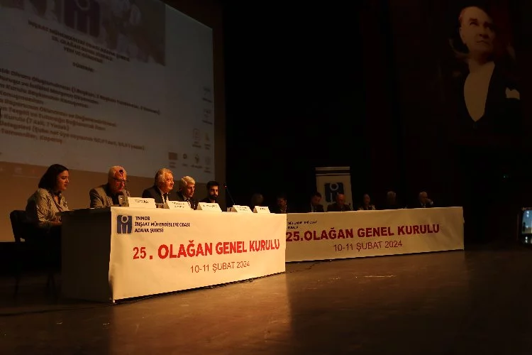 İMO Adana Şubesi 25. Olağan Genel Kurulu başladı