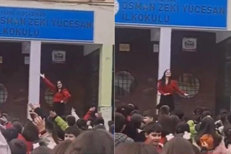 Kayseri'de Öğrencilere Dans Ettiren Şule Öğretmen Sosyal Medyanın Gündeminde