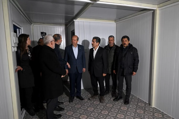 KKTC Cumhurbaşkanı Tatar, "Kıbrıs Türk Şampiyon Melekler Köyü"nü inceledi: