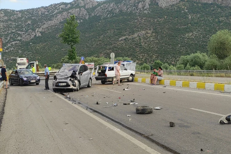 KONYA - Seydişehir'de trafik kazasında 1 kişi yaralandı