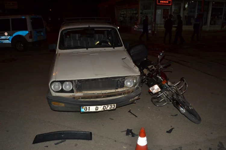  Kozan’da trafik kazası: 1 yaralı