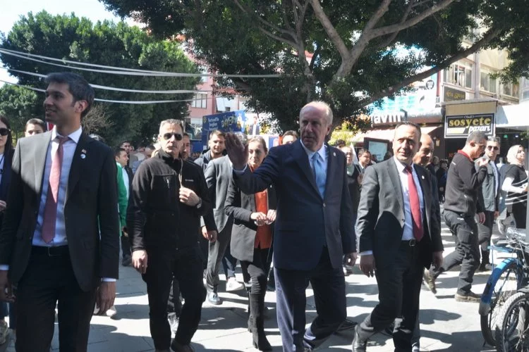 Memleket Partisi Genel Başkanı Muharrem İnce,  Mersin'de konuştu