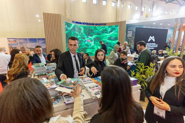 Mersin Büyükşehir Belediyesi, EMITT  fuarında kentin güzelliklerini tanıttı