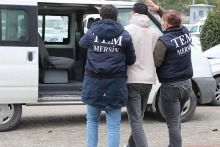 mersin'de deaş operasyonu: 2 örgüt üyesi tutuklandı