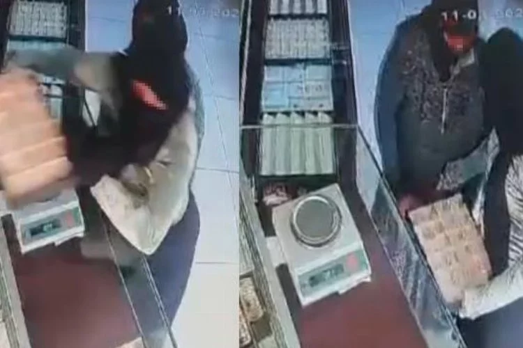 Mersin'de kuyumcuda iş yeri sahibini oyalayarak vitrindeki altınları çalan 3 kadından 2'si yakalandı