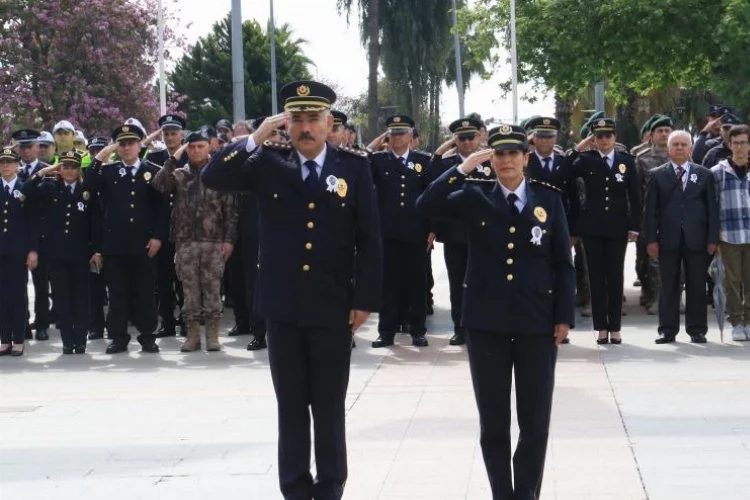 Mersin'de Türk Polis Teşkilatının 179. Kuruluş Yıl Dönümü törenle kutlandı