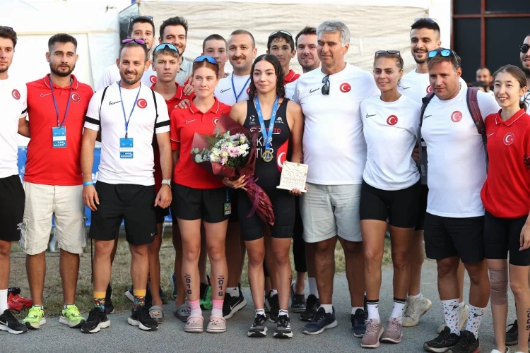 Mersin'deki Avrupa Triatlon Kupası'nda ilk gün yarışları tamamlandı