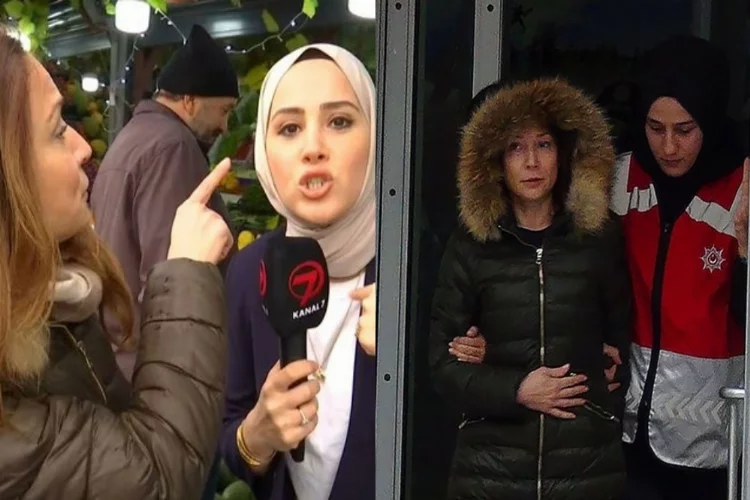 Beşiktaş’ta başörtülü muhabire hakaret ettiği iddia edilen sanığın yargılanmasına devam edildi