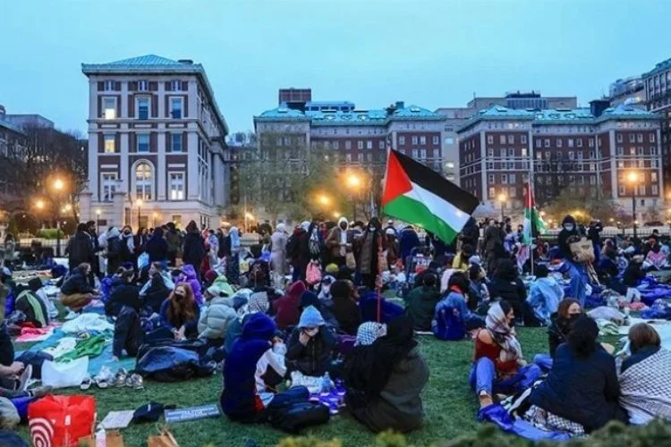 NYU ve Yale Öğrencileri Gazze'ye yönelik saldırılara tepki gösterdi